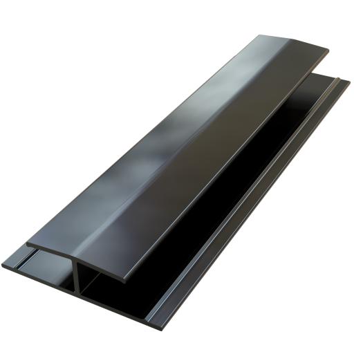 freefoam colormax 5 meter soffit board H joint trim black