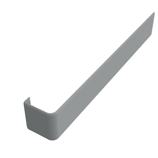 300mm storm grey square fascia joint