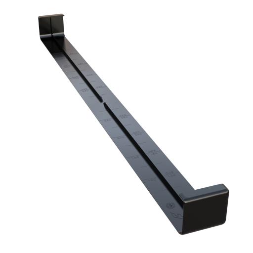 600mm midnight black square double joint trim