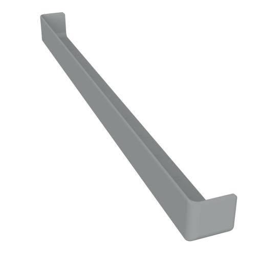 600mm storm grey square double corner