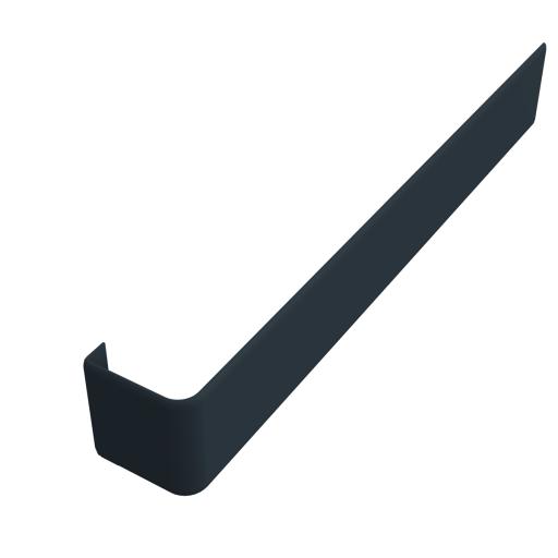 300mm anthracite grey square fascia joint