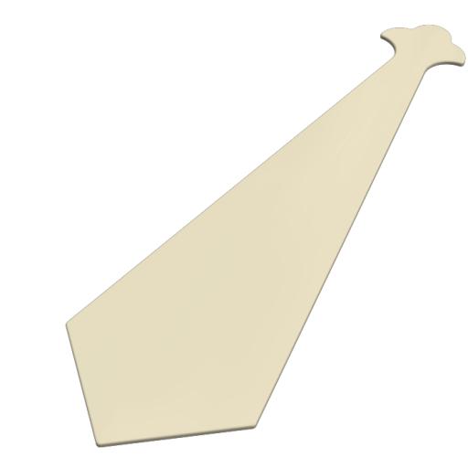 340mm finial pale grey