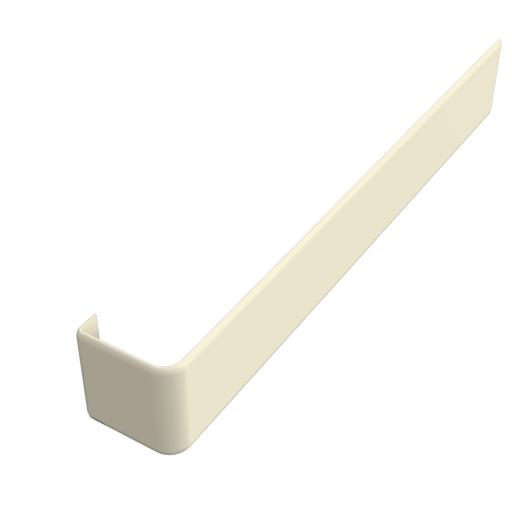 300mm pale gold square fascia joint
