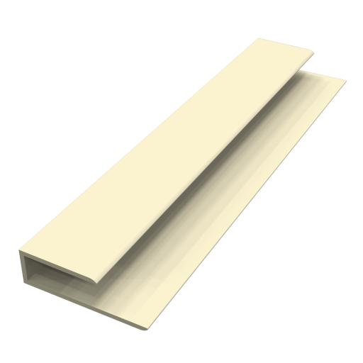 freefoam colormax 5 meter soffit board starter trim pale gold