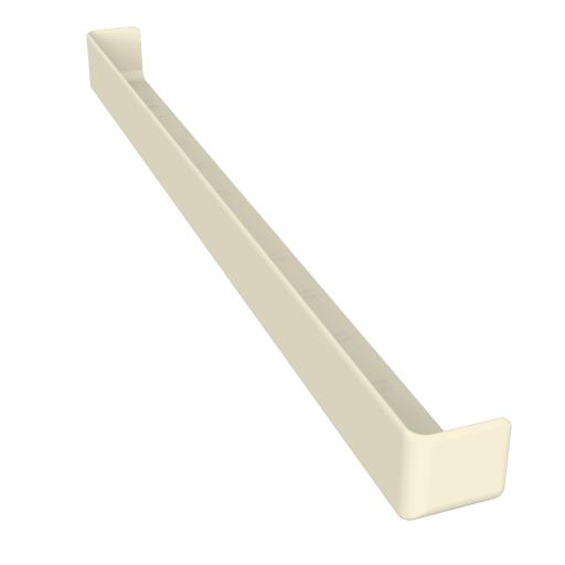 600mm pale gold square double corner