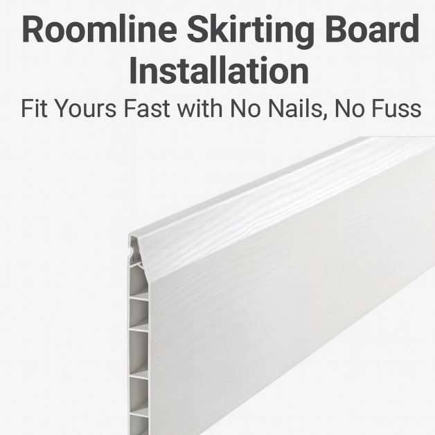 Roomline Skirting Board Installation – Fit Yours Fast with No Nails, No Fuss