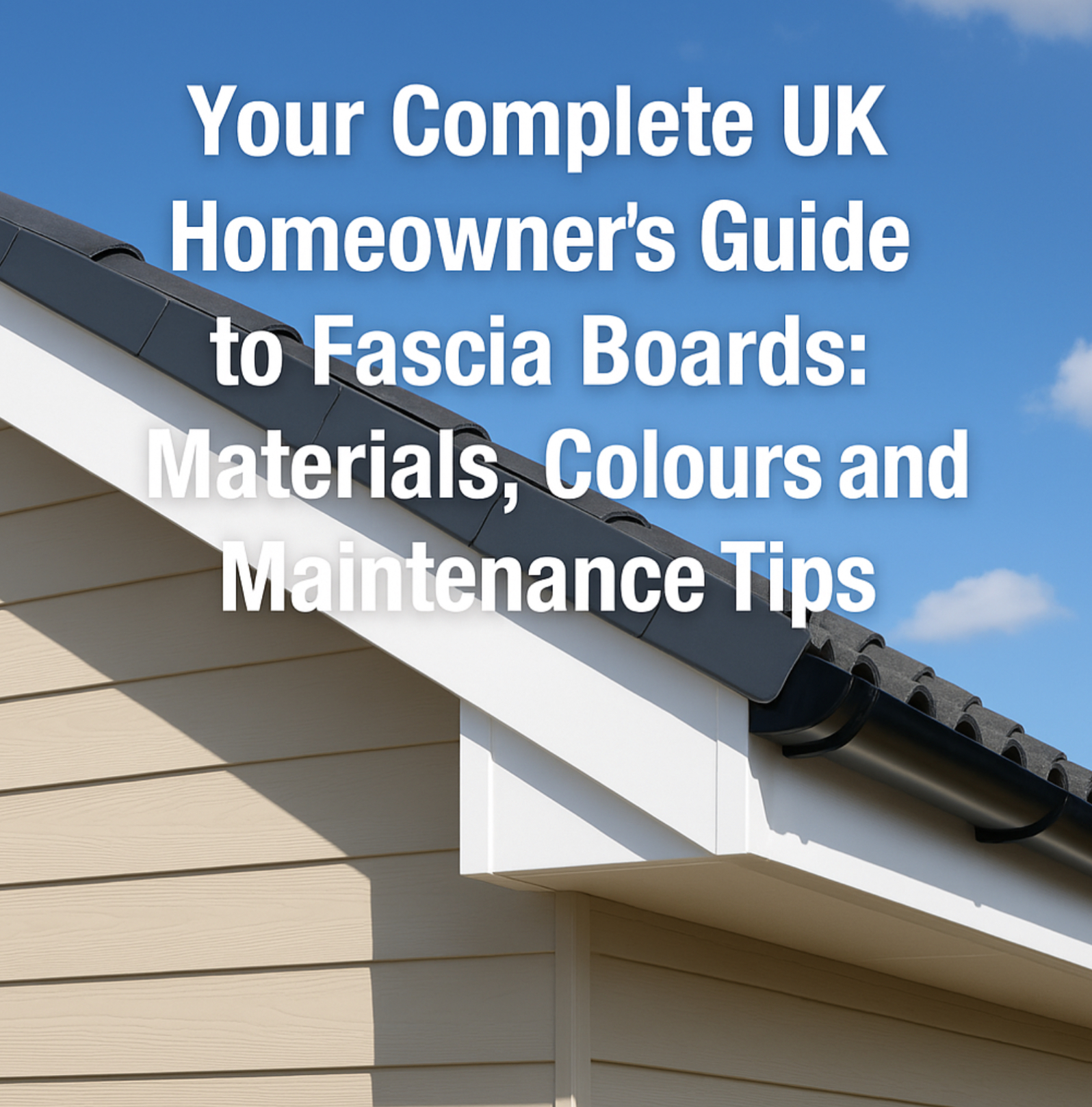 The Ultimate Guide to Fascia Boards in the UK: Materials, Colours and Maintenance Tips