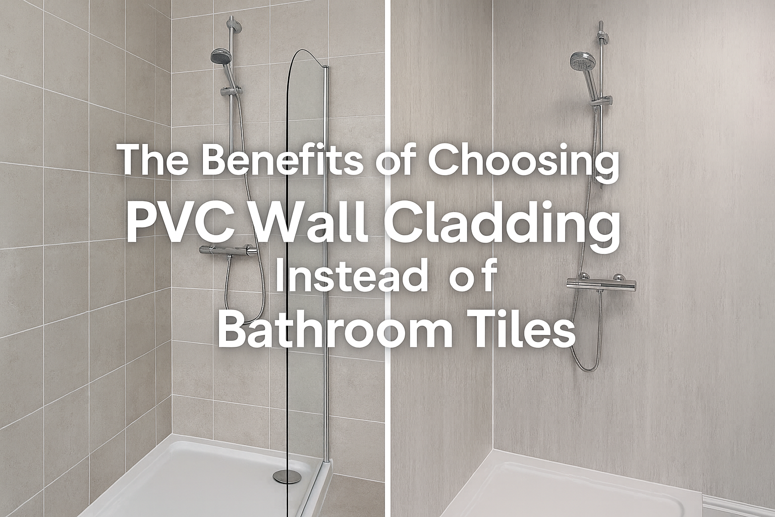 Why Choose PVC Bathroom and Shower Wall Cladding Over Traditional Tiles?