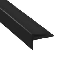 slate black pvc external corner joint