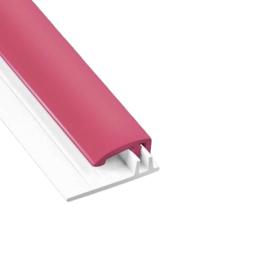 hygienic wall cladding capping strip gloss fuchsia pink