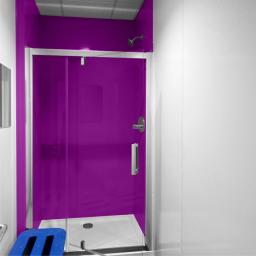 hygienic plum pvc shower wall panels