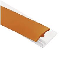 hygienic pvc two part transition strip in the colour orange