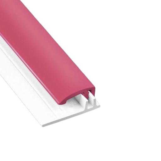 Fuchsia Gloss Wall Cladding Two Part Capping Strip