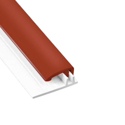 Ruby Red Gloss Wall Cladding Two Part Capping Strip