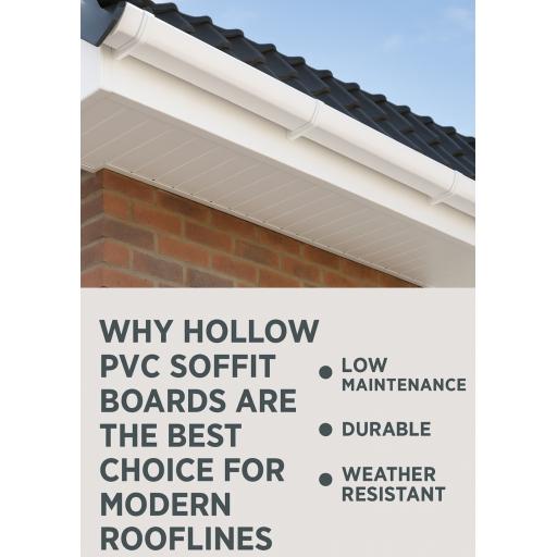 why hollow pvc soffit boards are the best choice for rooflines