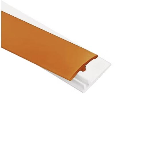 Orange Gloss Wall Cladding Two Part Transition Strip