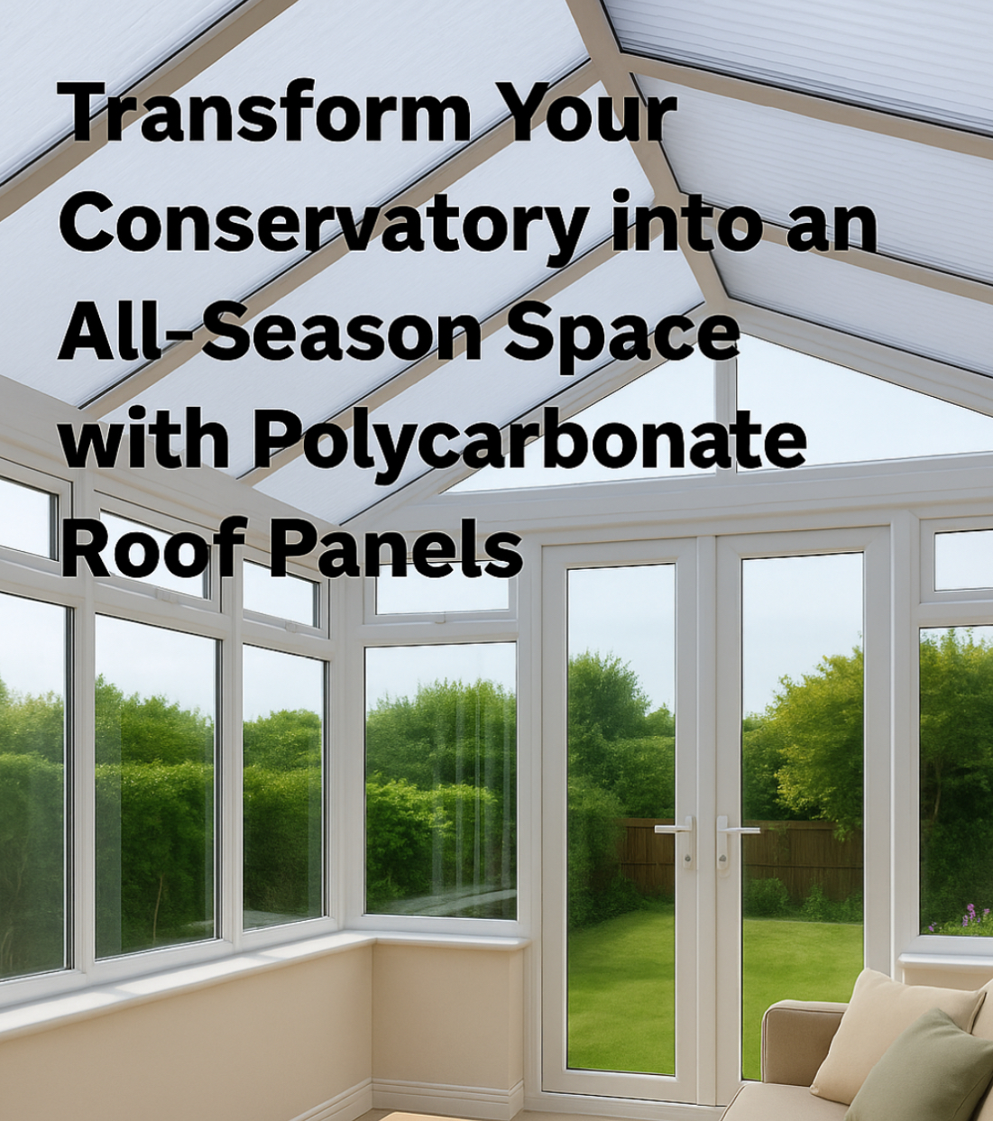 How Polycarbonate Roofing Can Transform Your Conservatory All Year Round