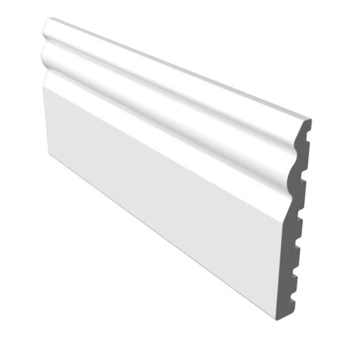 Ogee PVC Skirting Board 125mm x 18mm x 5m