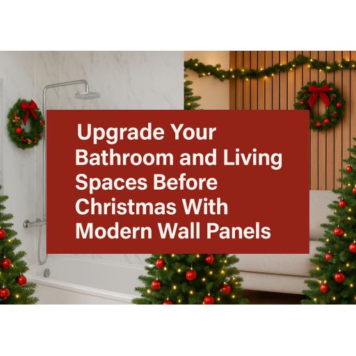 upgrade your bathroom and living spaces before christmas with modern wall panels