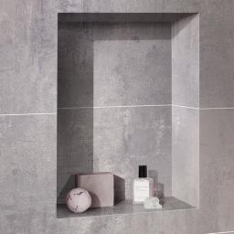 cement satin 600 x 300 tile effect perform panel