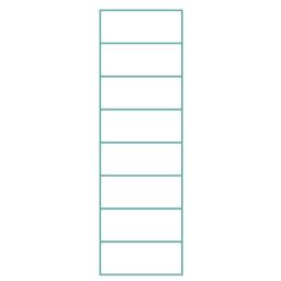 600 x 150 tile effect panel