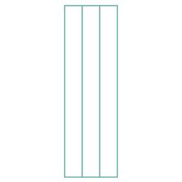 200 x 2400 tile effect panel