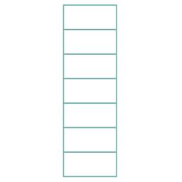 600 x 300 tile effect shower panel