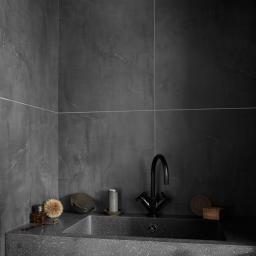 black velvet tile effect perform panel