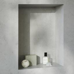 santorini marble bathroom and shower panel