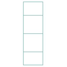 600 x 600 tile effect shower panel