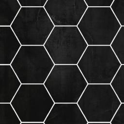 black velvet hexagonal perform panel
