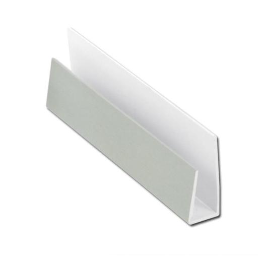 Agate Grey Hollow Soffit J Trim - 5m