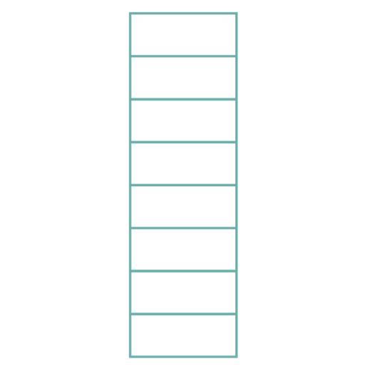 600 x 150 tile effect panel