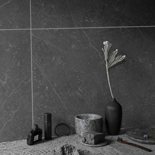 Stromboli Marble Tile Effect Shower Wall Panel