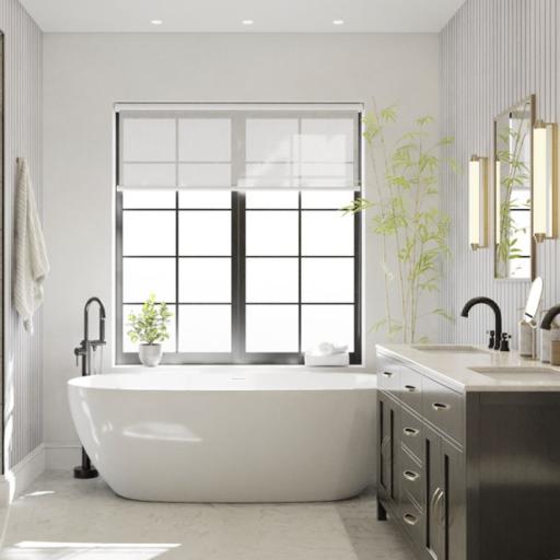 La Rambla Slatted Waterproof Shower Panel