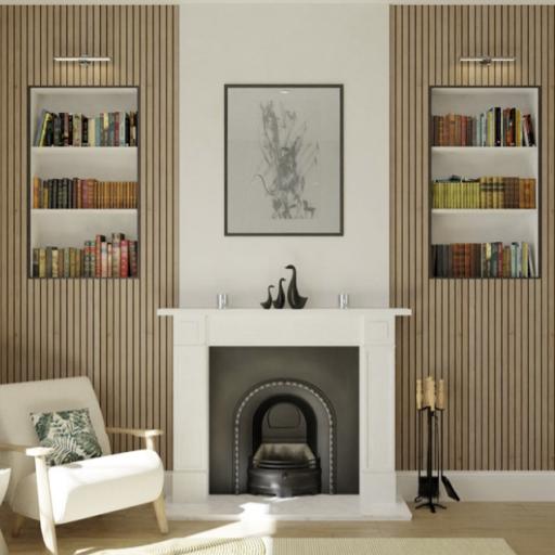 Sunset Boulevard Slatted Waterproof Shower Panel