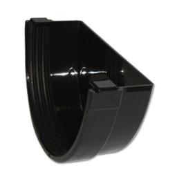 floplast xtraflo commercial gutter union black 170mm heavy duty gutter connector