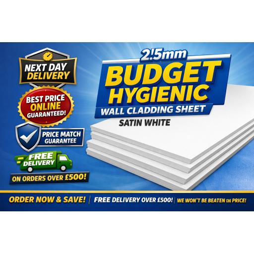 budget hygienic wall cladding promotion image